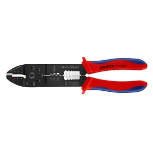 Knipex 97 22 240 Crimping Pliers black lacquered 240mm Grip Handle AWG18-10